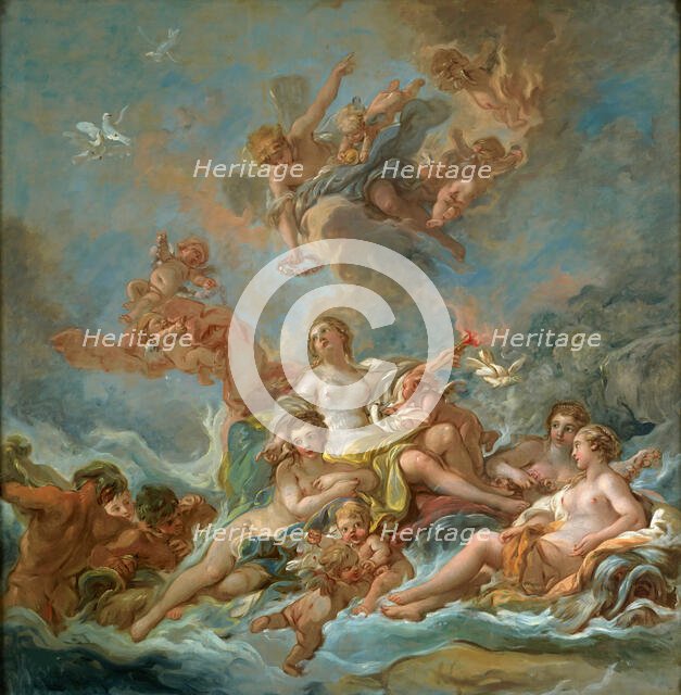 The Triumph of Venus, c. 1745. Creator: Boucher, François (1703-1770).