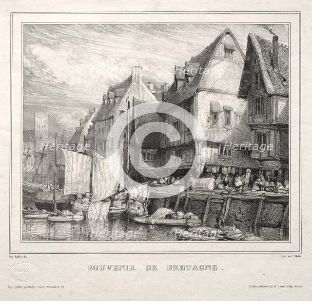 Souvenirs: Souvenir of Brittany, 1832. Creator: Eugène Isabey (French, 1803-1886).
