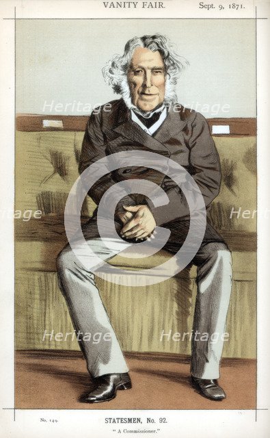 'A Commissioner', 1871. Artist: Coide