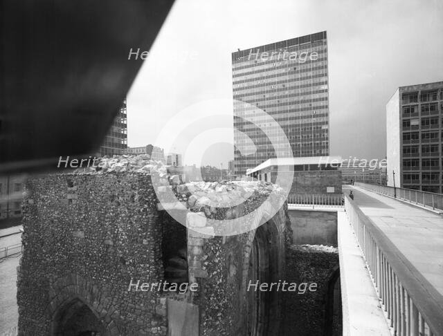 London Wall, City of London, c1955.  Creator: Arthur Charles Kirby Ware.