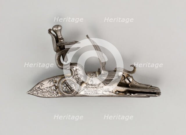 Detached Flintlock, Europe, late 18th century. Creator: Unknown.