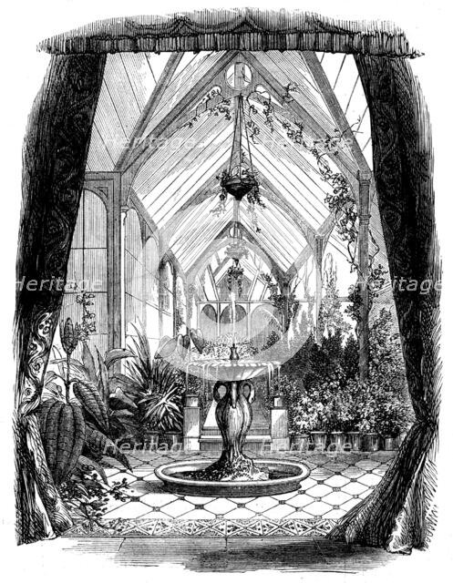 The Conservatory, St. Clare, 1862. Creator: Unknown.