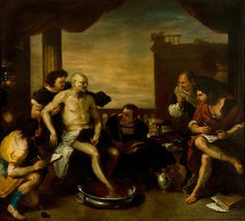 The death of Seneca, c1660. Creator: Giordano, Luca (1632-1705).