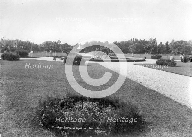 Lowther Gardens, Lytham St Anne's, Lancashire, 1890-1910. Artist: Unknown