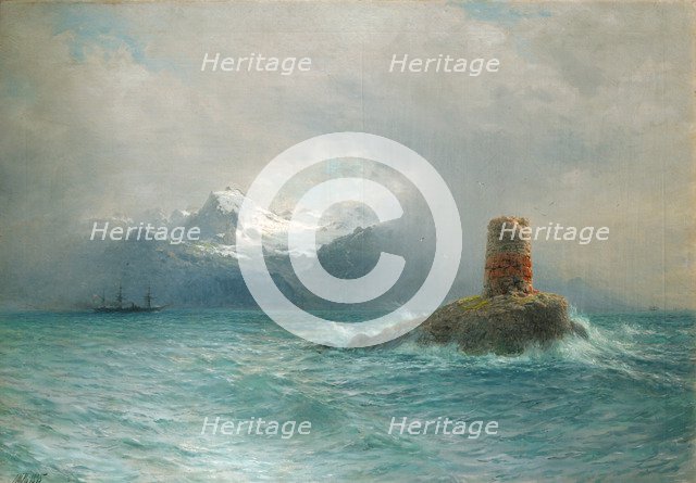 The Lofoten Islands, 1895. Artist: Lagorio, Lev Felixovich (1827-1905)