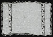 Needlepoint (Cutwork) and Bobbin Lace Cloth, 16th century. Creator: Unknown.