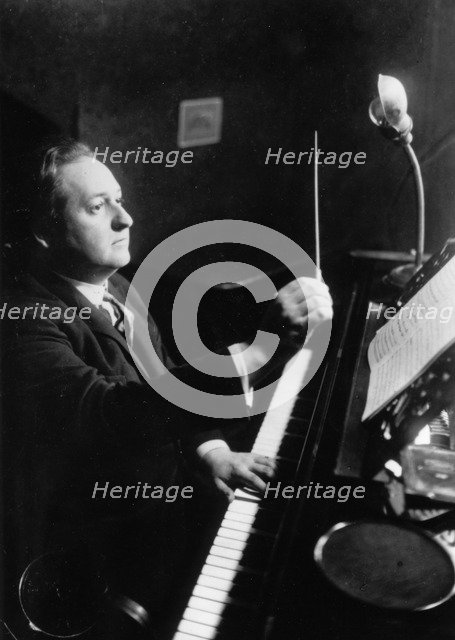 Wolfgang Korngold (1897-1957), Czech composer. Artist: Unknown