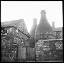 Bottle kilns, Stoke-on-Trent, Staffordshire, 1965-1968. Creator: Eileen Deste.