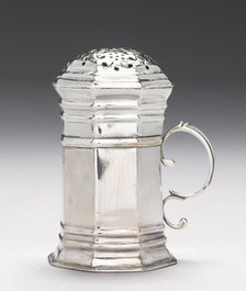 Caster with Lid , c. 1720. Creator: Andrew Tyler (American, 1692-1741).