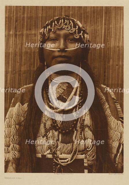 Wishram Girl, 1910. Creator: Edward Sheriff Curtis.