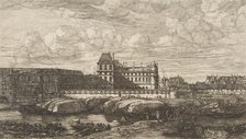 The Old Louvre, Paris, after Zeeman, 1865-66. Creator: Charles Meryon.