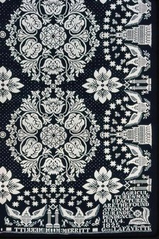 Coverlet, New York, 1825. Creator: James Alexander.