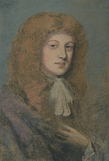''Study in Pastel', 17th century. Artist: Peter Lely.