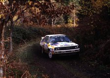 Audi Quattro Sport of Michele Mouton and Fabrizia Pons, RAC Rally, 1984. Creator: Unknown.