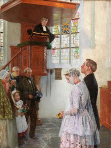The Wedding, c1900. Creator: Gari Melchers.