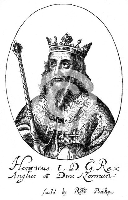 Henry I, King of England.Artist: Robert Peake