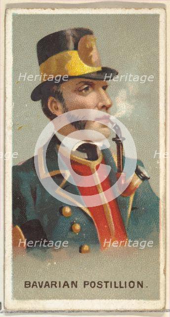 Bavarian Postillion, from World's Smokers series (N33) for Allen & Ginter Cigarettes, 1888. Creator: Allen & Ginter.