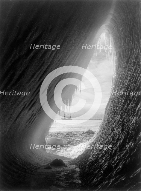 The 'Terra Nova' in McMurdo Sound, Antartica, 1911. Artist: Herbert Ponting