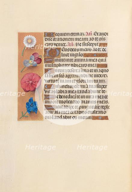 Hours of Queen Isabella the Catholic, Queen of Spain: Fol. 249v, c. 1500. Creator: Master of the First Prayerbook of Maximillian (Flemish, c. 1444-1519); Associates, and.