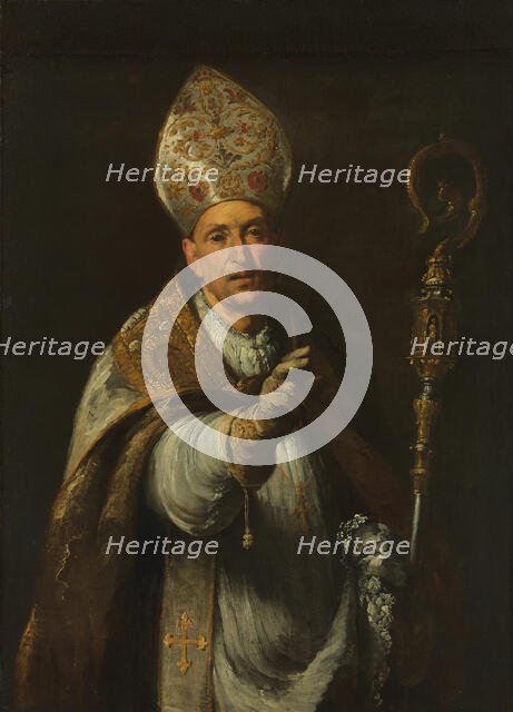 St. Gerardo Sagredo, Bishop of Csanád, 1633. Creator: Bernardo Strozzi.