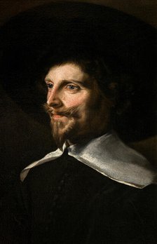 Portrait of a Man in a Hat, c1630-1635. Creator: Abraham de Vries.