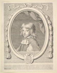 Louis-Joseph de Lorraine, duc de Guise, as a Child, 1659. Creator: Claude Mellan.