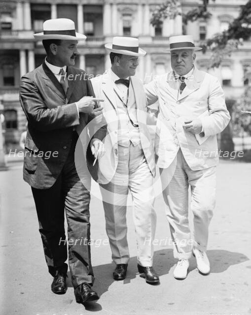 Daniels, Josephus, Secretary of The Navy, 1913-1921. with Lane And Houston, 1914. Creator: Harris & Ewing.
