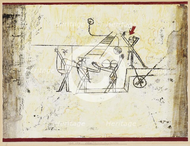 Schlussbild einer Tragikomödie (Final Scene of a Tragicomedy), 1923. Creator: Klee, Paul (1879-1940).