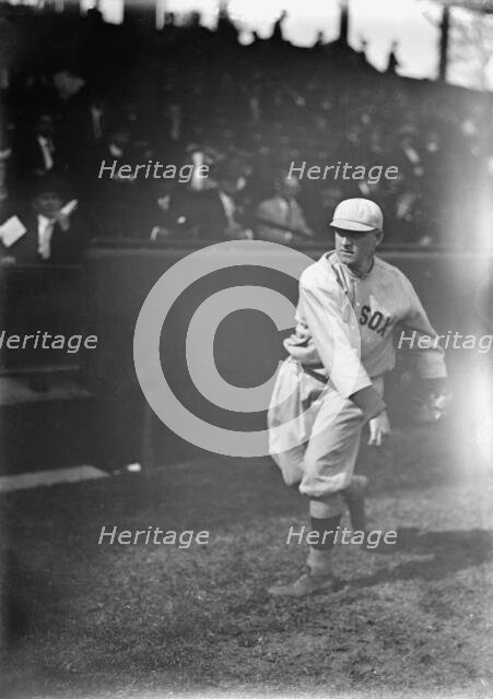 Thomas "Buck" O'Brien, Boston Al (Baseball), 1913. Creator: Harris & Ewing.