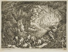 Apocalyptic Vision with Sea Gods, n.d. Creator: Johann Wilhelm Bauer.