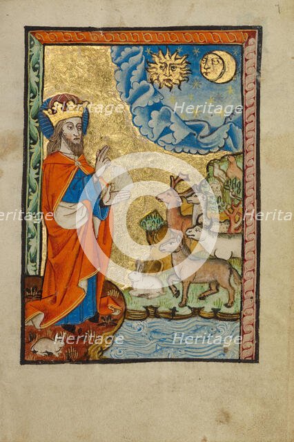 The Creation, about 1480-1490. Creator: Unknown.