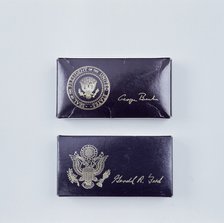 Two boxes of US Presidential golf balls, c1974-c1993. Artist: Unknown