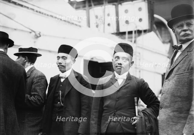 Sultan of Sulu with his brother and others, 1910. Creator: Bain News Service.