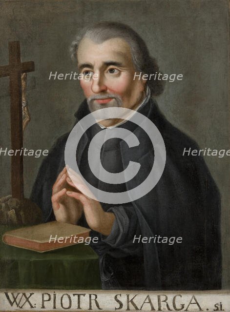 Portrait of Rev. Piotr Skarga (1536-1612), 19th century. Creator: Unknown.