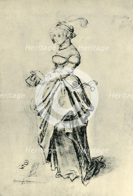 Young woman, early 16th century, (1943).  Creator: Nicolas Manuel Deutsch.