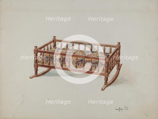 Doll's Cradle, c. 1937. Creator: Geoffrey Holt.