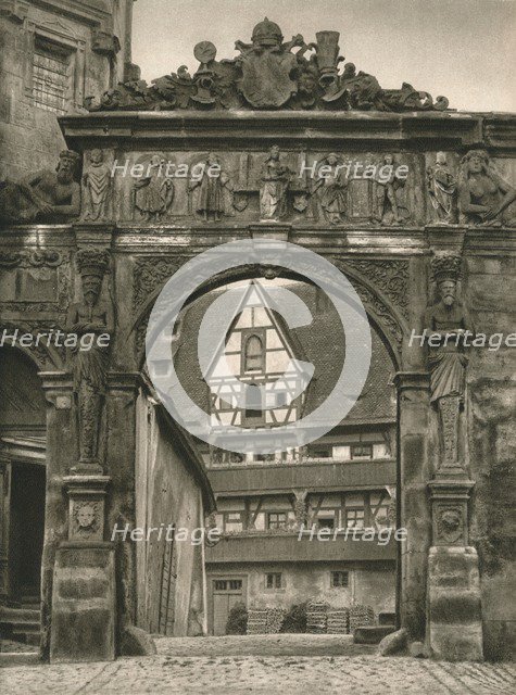 'Bamberg - View of the Old Residence courtyard', 1931. Artist: Kurt Hielscher.