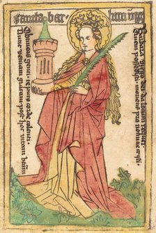 Saint Barbara, 1440/1460. Creator: Unknown.