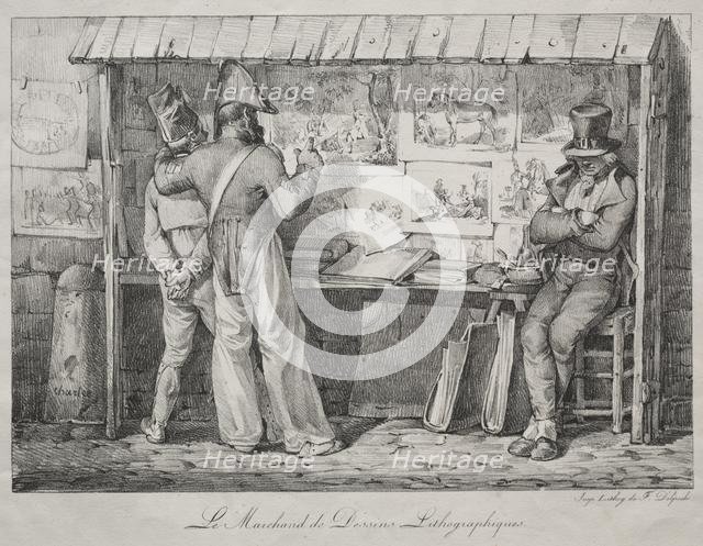 The Lithograph Dealer. Creator: Nicolas Toussaint Charlet (French, 1792-1845).