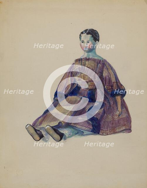 Doll, c. 1936. Creator: Mina Lowry.