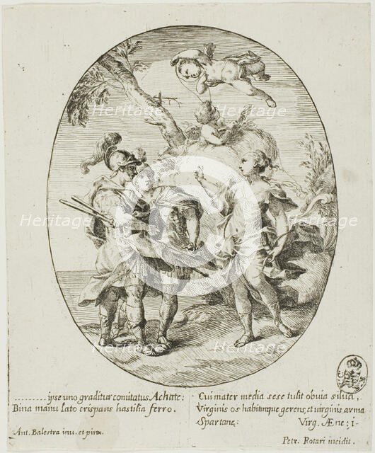 Aeneas, Venus, and Achates, n.d. Creator: Pietro Rotari.