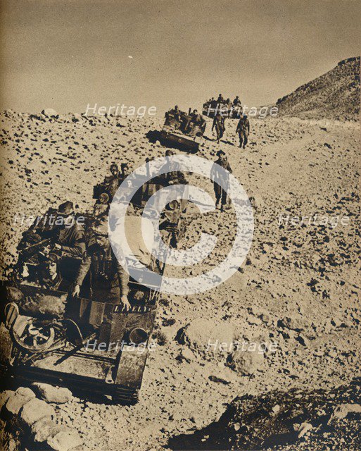 'With Anderson's Men in Tunisia', 1943. Artist: Unknown.