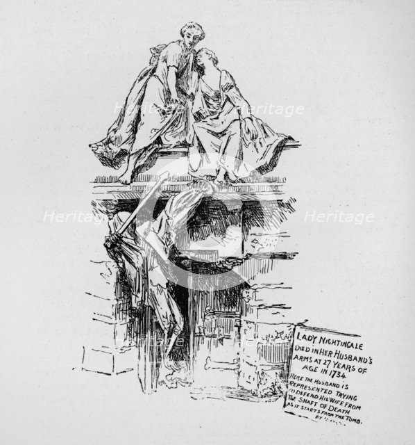 'The Nightingale Monument', 1890. Creator: Unknown.
