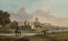'Cardiff from the West', 1820-1874. Artist: Alexander Wilson.
