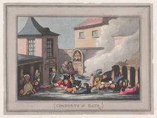 Comforts of Bath, Plate 7, January 6, 1798., January 6, 1798. Creator: Thomas Rowlandson.