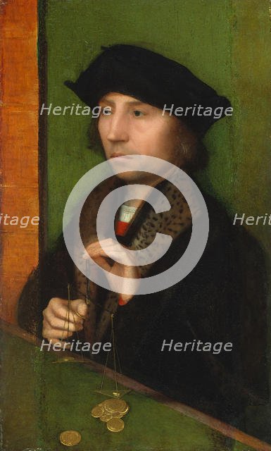 Man Weighing Gold, ca. 1515-20. Creator: Adriaen Isenbrandt.