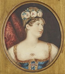 Portrait of Princess Charlotte of Wales (1796-1817), c 1817. Creator: Dawe, George, (after)  .