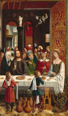 The Marriage at Cana, c. 1495/1497. Creator: Master of the Catholic Kings.