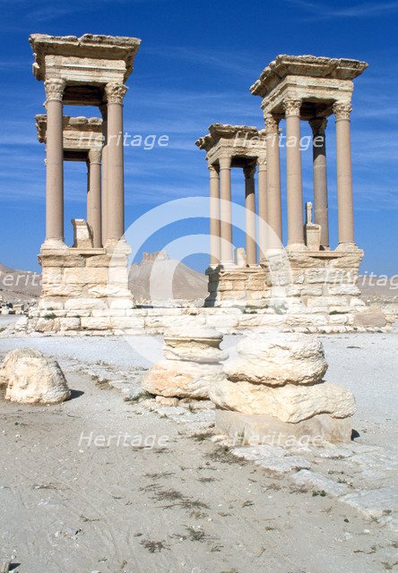 The Tetrapylon, Palmyra, Syria. 