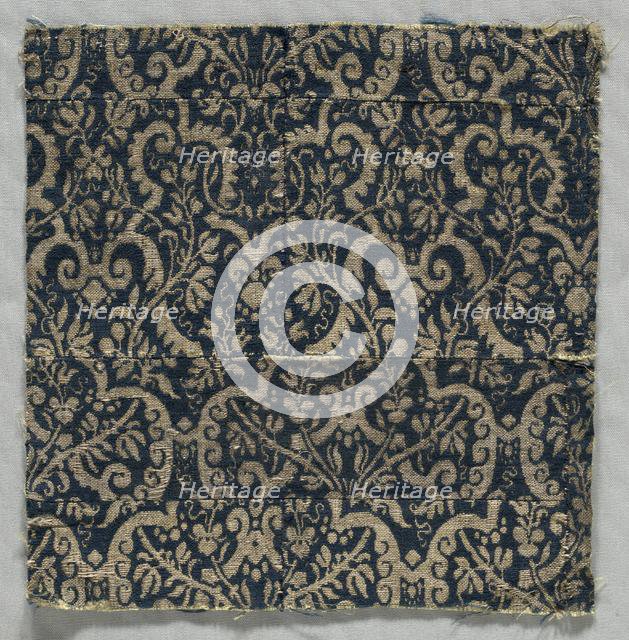Textile Fragment, 1600s. Creator: Unknown.
